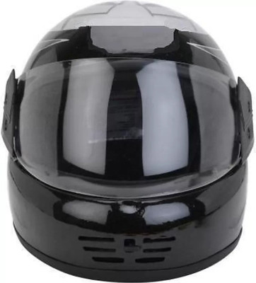 KIN SILVER FULLFACE HELMET Motorbike Helmet(Black)