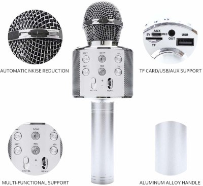 MAGA MART XT Advance Handheld Wireless Singing Mike Multi-Function Bluetooth Karaoke Mic...