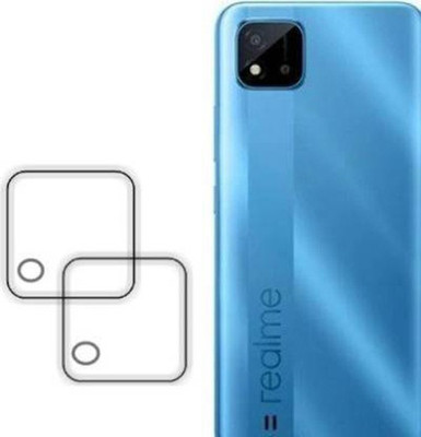 hirdesh Back Camera Lens Glass Protector for Realme c20(Pack of: 2)