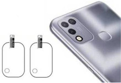 DAFFIN Back Camera Lens Glass Protector for INFINIX HOT 10 PLAY(Pack of: 2)