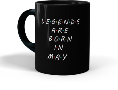 ECFAK Legends Are Born In May Ceramic Coffee Mug(325 ml)