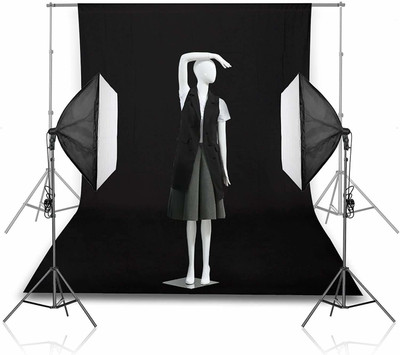Cam cart 8x10.5 Black Photography Backdrop for studio ( Stand Not Included ) Reflector Reflector