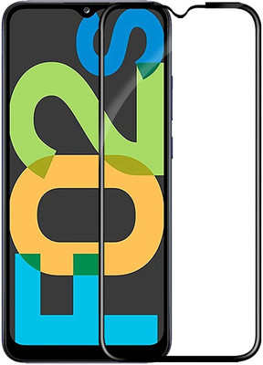 Slugabed Edge To Edge Tempered Glass for Samsung Galaxy F02s(Pack of 1)