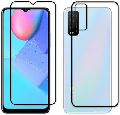 SOMTONE Front and Back Tempered Glass for VIVO Y30g(Pack of 2)