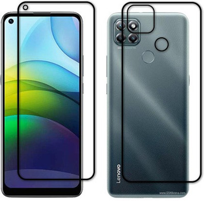 SOMTONE Front and Back Tempered Glass for LENOVO K12 PRO(Pack of 2)