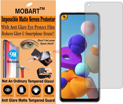 MOBART Impossible Screen Guard for SAMSUNG GALAXY A21S (Flexible Matte)(Pack of 1)