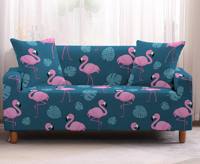 HOUSE OF QUIRK Polyester Animal 3 Seater Sofa Cover(Multicolor Pack of 1)
