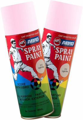 ABRO SP-313-2 Pink Spray Paint 400 ml(Pack of 2)