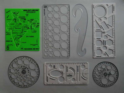 AISH PLASTIC INDIA MAP STENCIL, PRO 35 CIRCLE BIG WITH 25 CIRCLES,PRO CIRCLE SMALL WITH 16 CIRCLE, HYPERBOLA PARABOLA TEMPLATE, GEOMETRY TEMPLATE, FRENCH CURVE, CIRCLE MASTER DRAFTING SCALE RULER VERY USEFUL TO ARCHITECT, ENGINEERING STUDENTS, OFFICE EMPLOYEE (SET OF 7) AR005 structure use pack Sten AISH PLASTIC INDIA MAP STENCIL, PRO 35 CIRCLE BIG WITH 25 CIRCLES,PRO CIRCLE SMALL WITH 16 CIRCLE, HYPERBOLA PARABOLA TEMPLATE, GEOMETRY TEMPLATE, FRENCH CURVE, CIRCLE MASTER DRAFTING SCALE RULER VERY USEFUL TO ARCHITECT, ENGINEERING STUDENTS, OFFICE EMPLOYEE (SET OF 7) AR005 structure use pack Sten