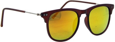 Els Wayfarer Sunglasses(For Men & Women, Red, Yellow)