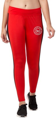 Bluecon Solid Women Red Tights