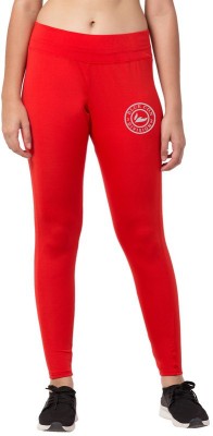 Bluecon Solid Women Red Tights