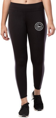 Bluecon Solid Women Black Tights