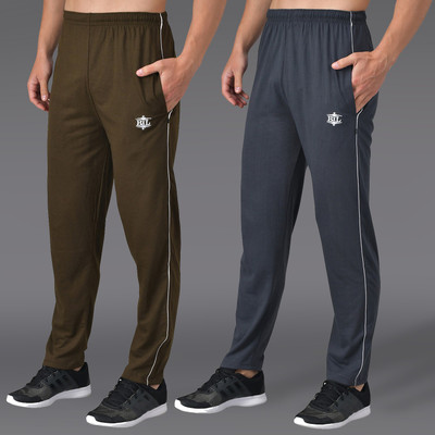 ASDF Embroidered Men Multicolor Track Pants