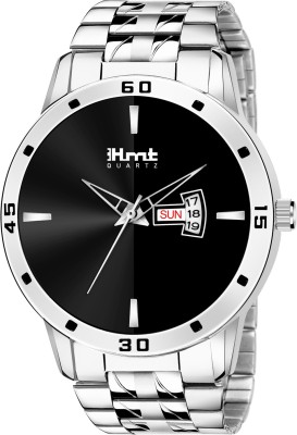 EHMT HM-302-BLACK Black Day and Date Analog Watch  - For Men