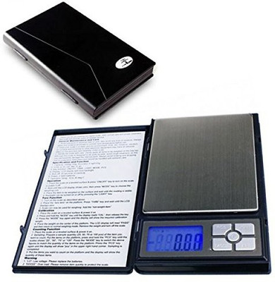 SELMEZ Mini Digital Weight Machine for gold 600 Gram Capacity Notebook Model Balance Weighing Scale(Black)