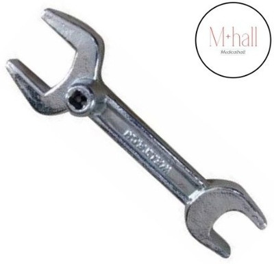Medicalhall 3 in 1 Spanner Double Side Medical Oxygen Cylinder Key Oxygen Cylinder Wrench Key Double Sided Speciality (Pack of 1) BEST 3 in 1 Spanner Double Side Medical Oxygen Cylinder Key Oxygen Cylinder Wrench Key Double Sided Speciality (Pack of 1) Double Sided Speciality (Pack of 1) MedicalHall