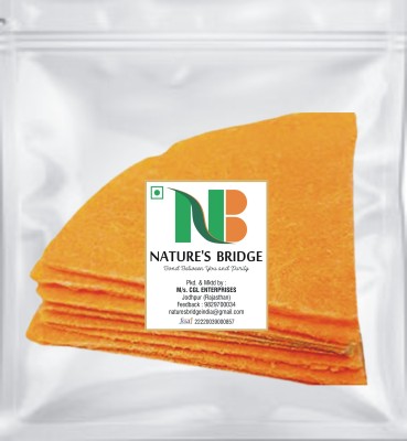 Nature's Bridge Aam Papad / Homemade Aam Papad / Mango Katli / Dry Mango Slice / Khatta-Meetha Aam Papad - 500 Gm Sweet, Mangolicious Candy(500 g)