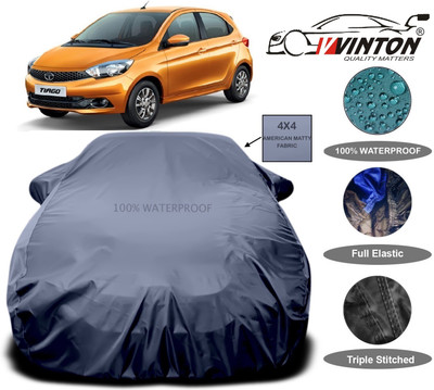 V VINTON Car Cover For Tata Tiago(Grey)