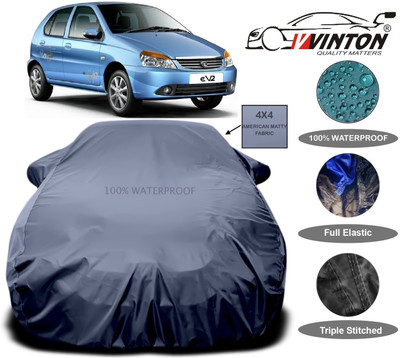 V VINTON Car Cover For Tata Indica V2(Grey)