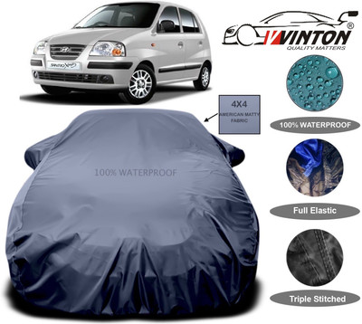 V VINTON Car Cover For Hyundai Santro Xing(Grey)