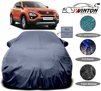 V VINTON Car Cover For Tata Harrier(Grey)