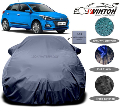 V VINTON Car Cover For Hyundai Elite i20(Grey)