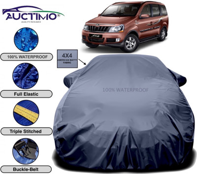 AUCTIMO Car Cover For Mahindra Xylo (With Mirror Pockets)(Grey)