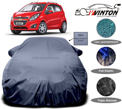 V VINTON Car Cover For Chevrolet Beat(Grey)