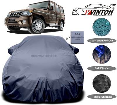 V VINTON Car Cover For Mahindra Bolero(Grey)