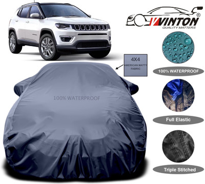 V VINTON Car Cover For Jeep Compass(Grey)