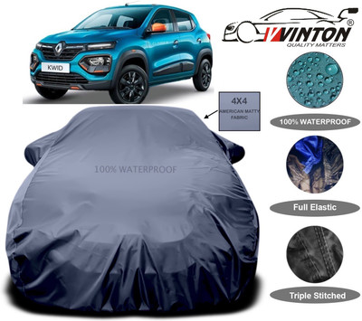V VINTON Car Cover For Renault Kwid(Grey)
