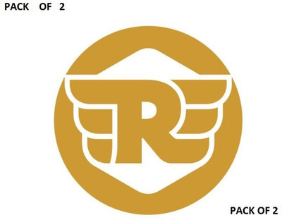 RUDRANSH Sticker & Decal for Car & Bike(Gold)