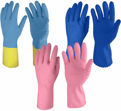 Masox Store Wet and Dry Disposable Glove Set(Medium Pack of 6)