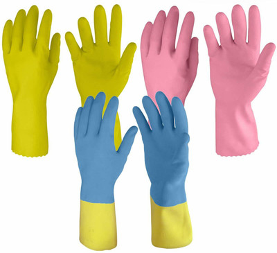 Masox Store Wet and Dry Disposable Glove Set(Medium Pack of 6)