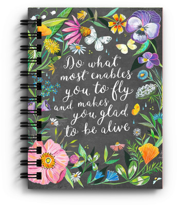 DI-KRAFT Office & Home use notebook spiral diary (6*8 Inch) A5 Diary Unruled 160 Pages(Multicolor)