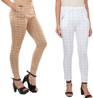 propex Multicolor Jegging(Checkered)