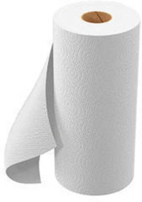 M's Solutions & Enterprises Extra Soft, Ultra Strong Paper Towel with 2 Ply, Kitchen Roll pack of 1 Roll, 100 sheet per Roll(2 Ply, 100 Sheets)