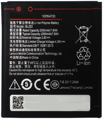 RYN Store Mobile Battery For  Lenovo BL253 for Lenovo A1000 A2010 A2580 A2860 Vibe