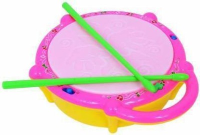 Pepino Amazing drum Battery Operated Musical Drum Toy Support Light & Sound Flash Drum With Music and Lights Electronic Touch Flash Visual 3d Lights with 3 game mode & Dynamic Music Toy For Kids and for Return Gift(Multicolor)