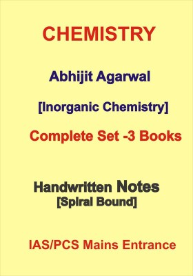 Inorganic Chemistry Handwritten Notes For IAS Mains By Abhijit Agarwal(Hardcover, Abhijit Agarwal IAS Topper)