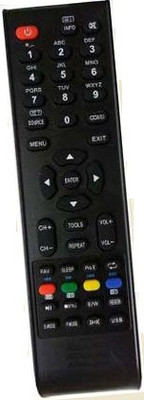 Kishore Traders COMPATIBLE TV REMOTE CONTROL FOR RELIANCE RECONNECT INBUILT SET TOP BOX LCD / LED RELIANCE, MICROMAX Remote Controller(Multicolor)