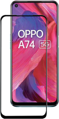 VAlight Edge To Edge Tempered Glass for OPPO A74 5G(Pack of 1)