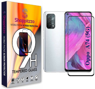Shoppitzzo Edge To Edge Tempered Glass for Oppo A74-5G(Pack of 1)