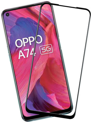 VAlight Edge To Edge Tempered Glass for OPPO A74 5G(Pack of 1)