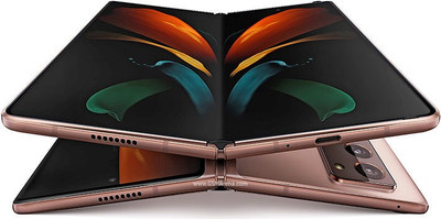 SOMTONE Front and Back Tempered Glass for Samsung Galaxy Z Fold2 5G(Pack of 3)