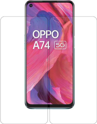 VAlight Tempered Glass Guard for OPPO A74 5G(Pack of 2)