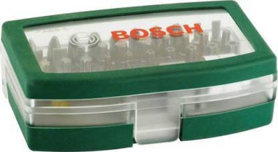 BOSCH 32-piece screwdriver bit set with colour coding Impact Screwdriver Set(Pack of 32)