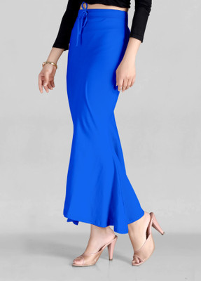 SCUBE DESIGNS BW_(SC)_PC_FLARE_3106_BLUE_B Polyester Petticoat(M)