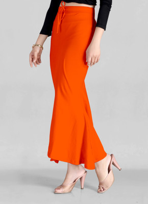 SCUBE DESIGNS BW_(SC)_PC_FLARE_3114_ORANGE_B Polyester Petticoat(S)